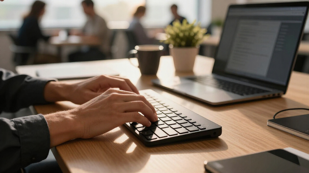 silent keyboards for shared offices