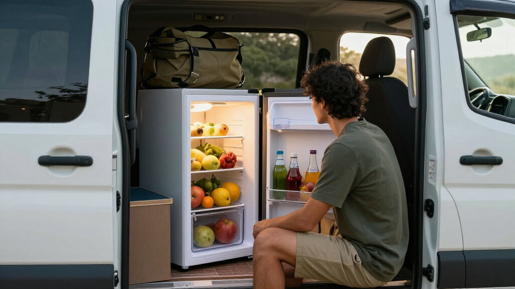 12v car refrigerator for road trips