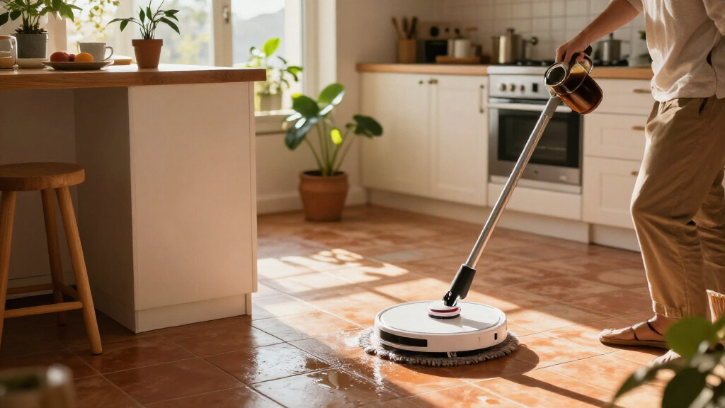 robot vacuum mops