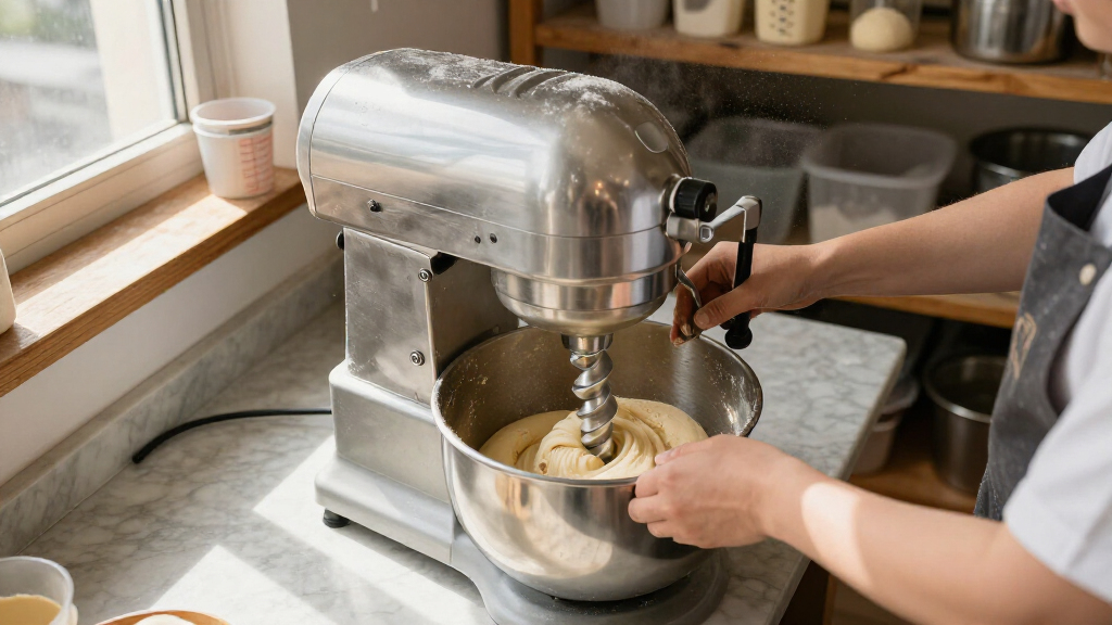 commercial spiral dough mixer