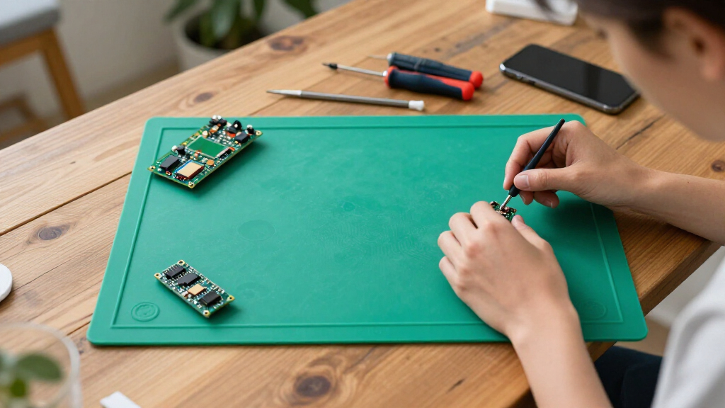 silicone work mats for electronics