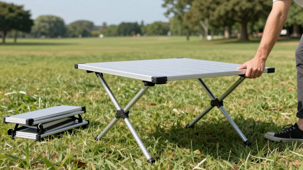 outdoor folding table lightweight