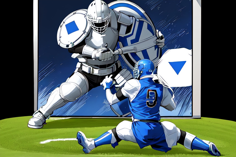 a shield with a checkmark protecting a player at a screen