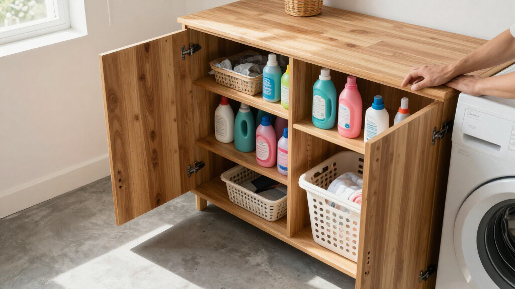 best laundry room storage cabinets