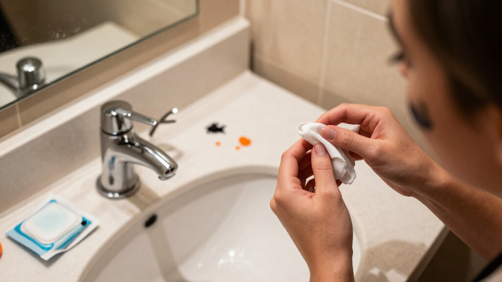 Halloween makeup remover wipes