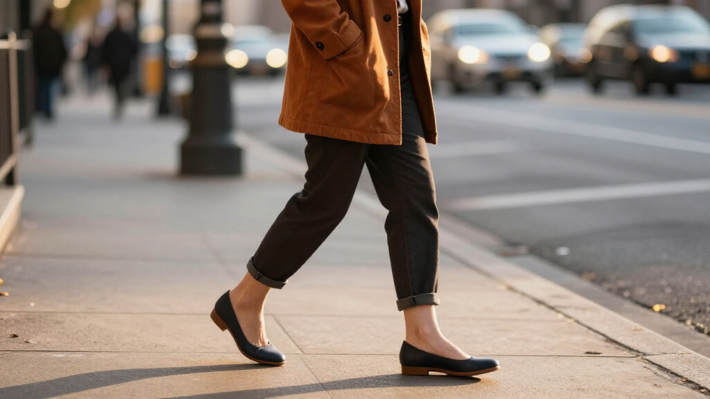 best flat shoes and fall jackets
