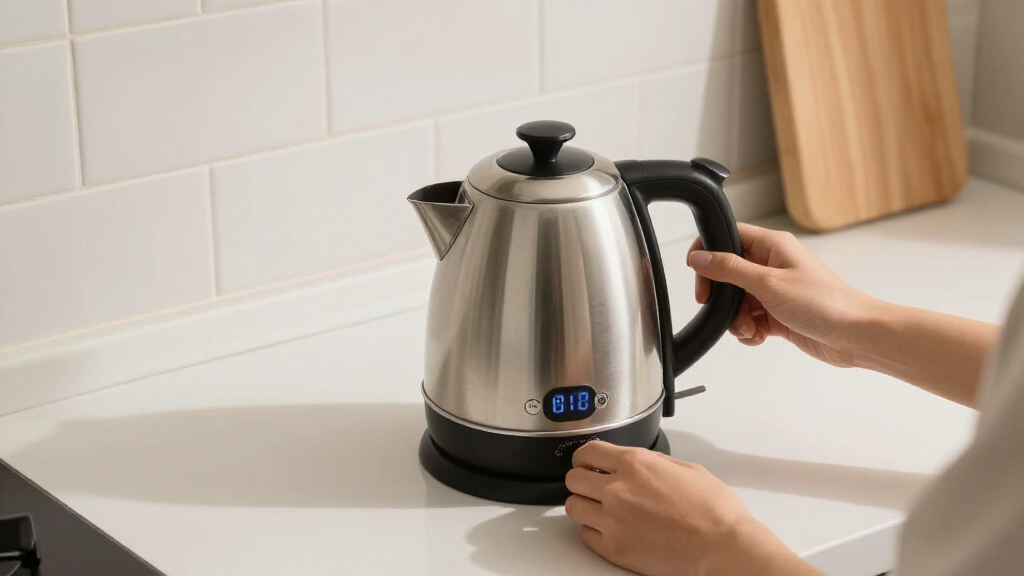 electric kettle with temperature control