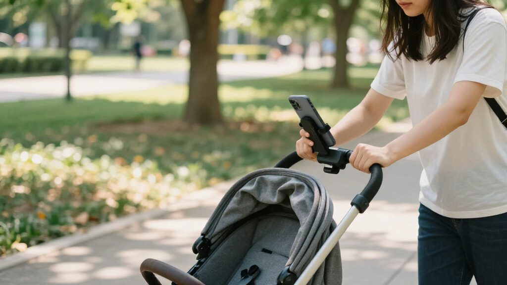 best stroller phone holders for walks