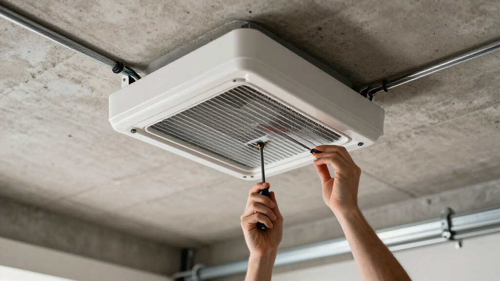 electric garage heater ceiling mount