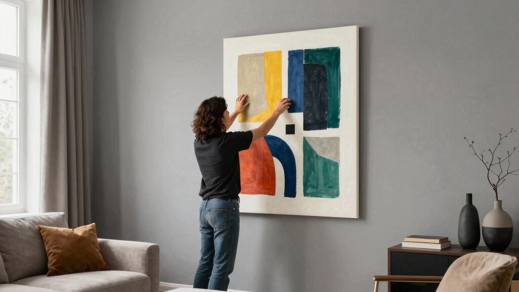 modern accent wall art