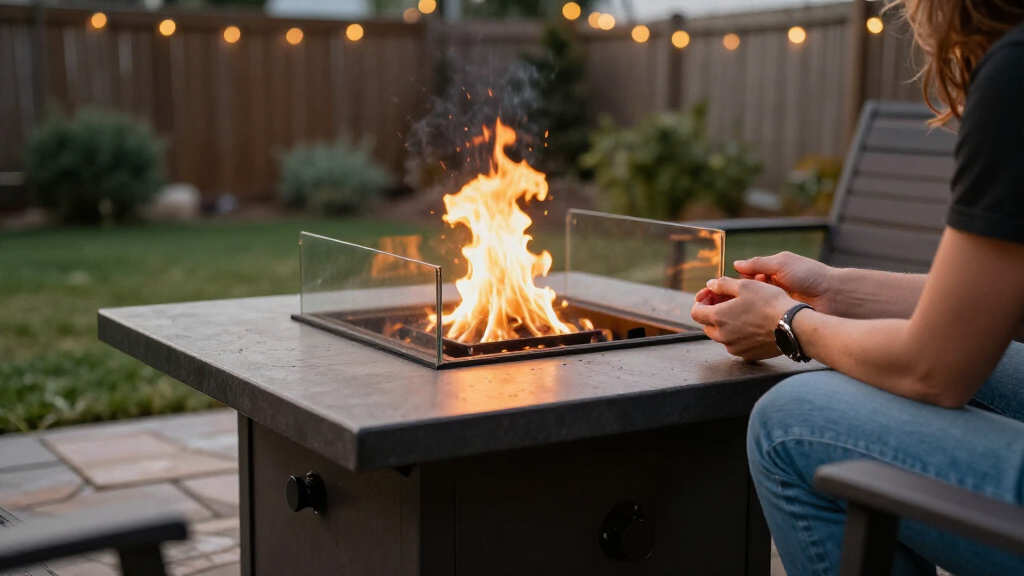 best backyard fire pit tables