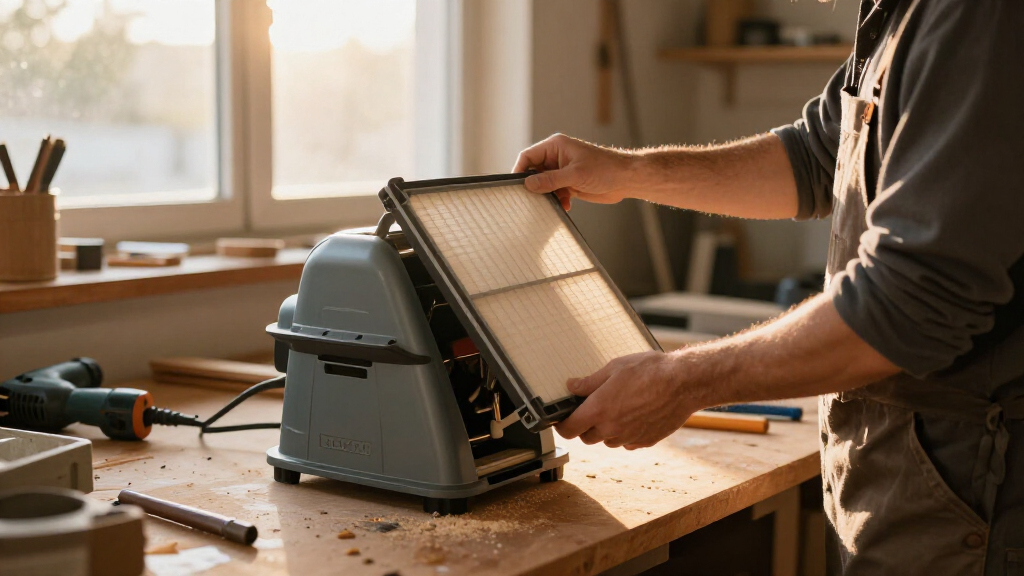 hepa filter upgrade for dust extractor