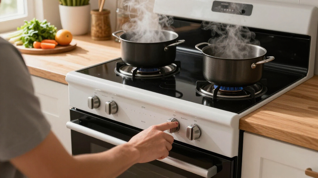 30 inch electric range double oven