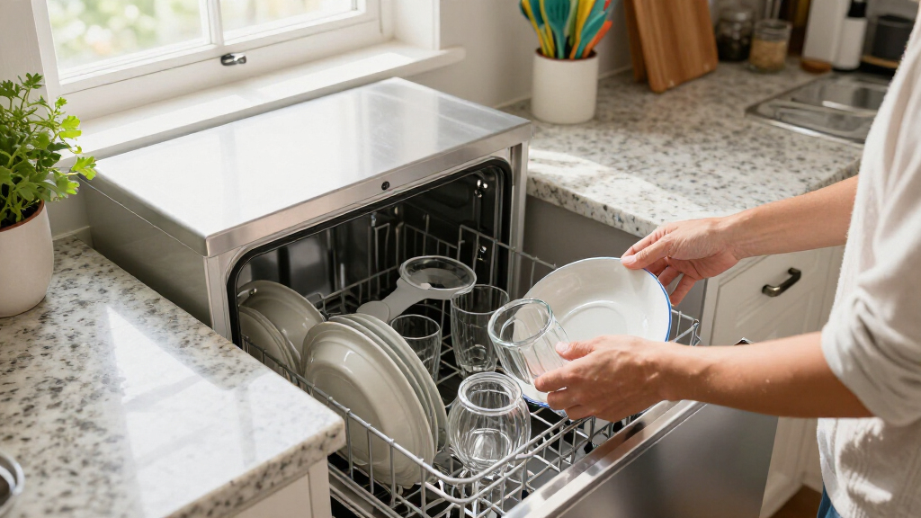 countertop dishwasher with built in water tank