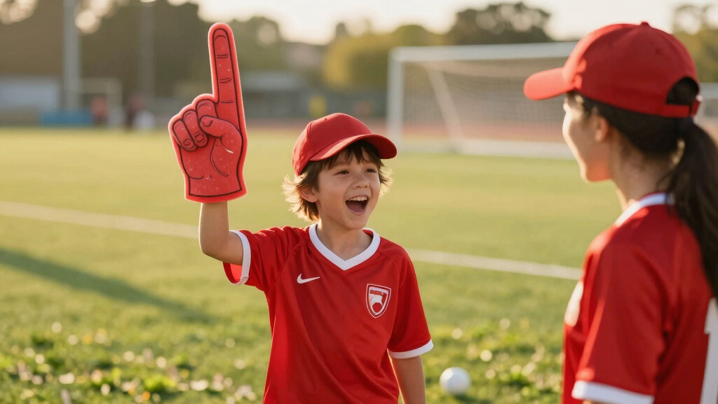 kids soccer fan apparel
