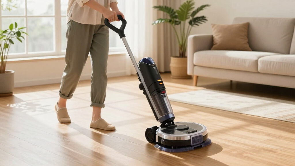 cordless floor cleaner with removable battery