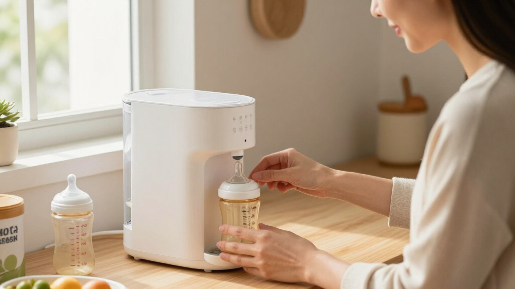 baby formula dispensers with temperature control