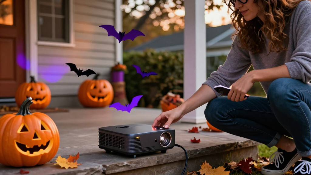 smart Halloween projectors