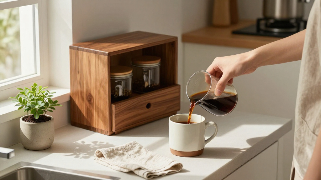 coffee storage furniture