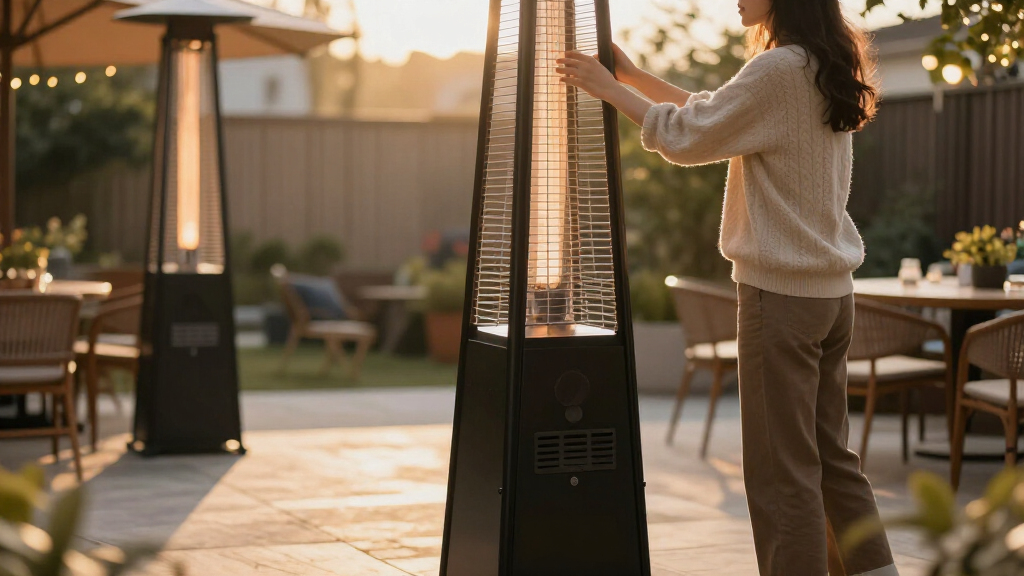 allweather patio heater towers electric