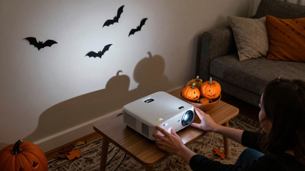 Halloween projector effects