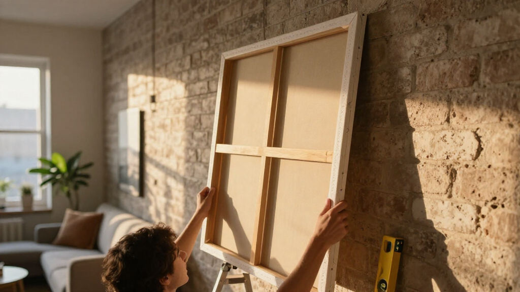 way to hang heavy wall decor