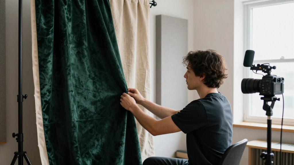 best fabric backdrops for video interviews