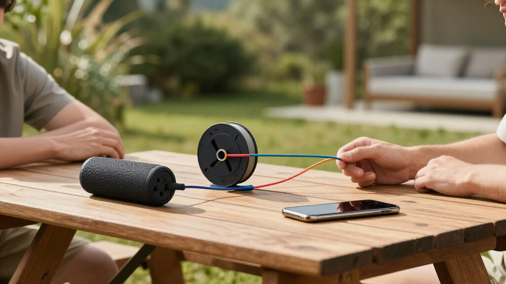 cable pull string spool