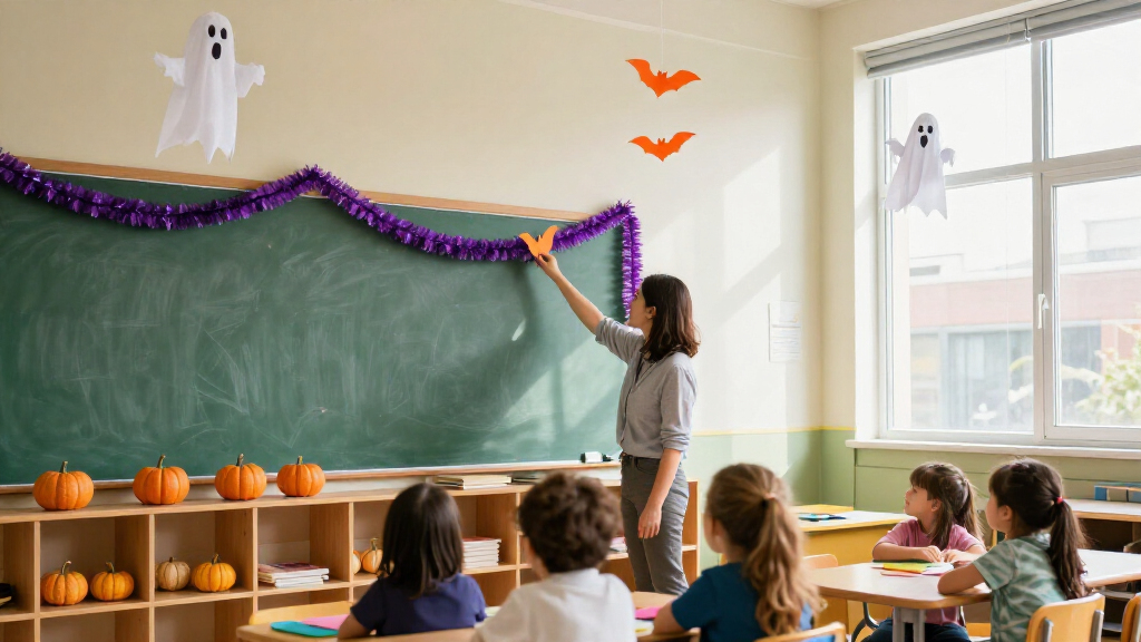 halloween themed classroom decorations