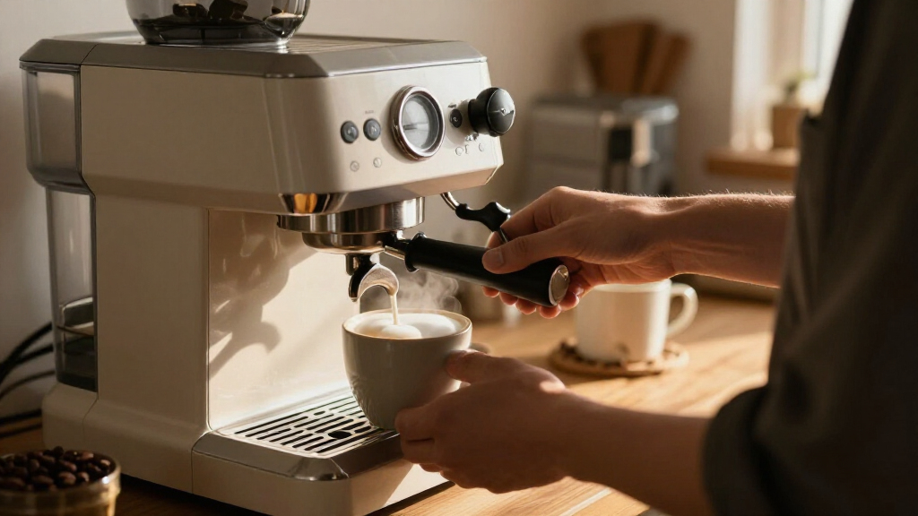espresso machine for lattes and cappuccinos