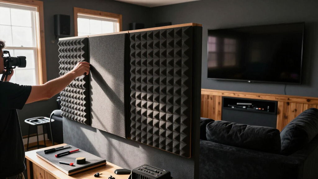 acoustic panel kit for home theater