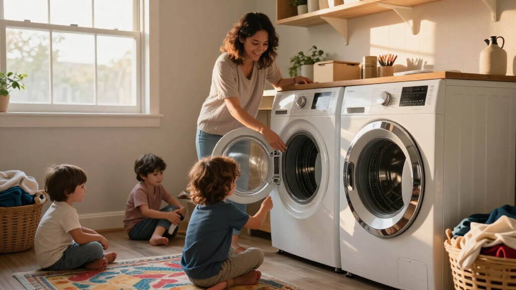 best matching washer dryer sets for families
