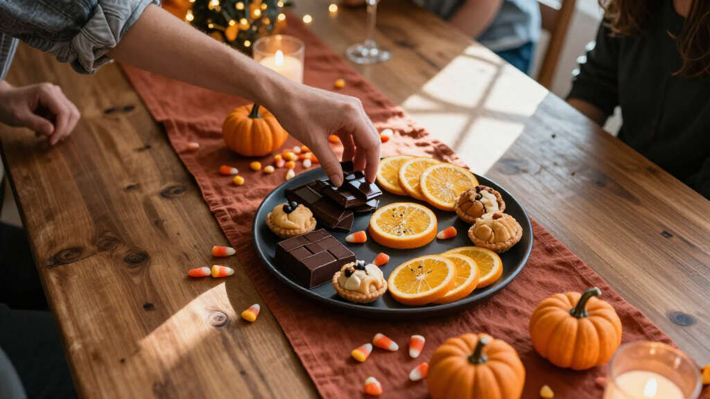 Halloween themed serving trays