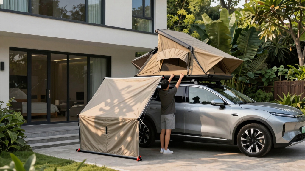 best annex room for rooftop tent setups