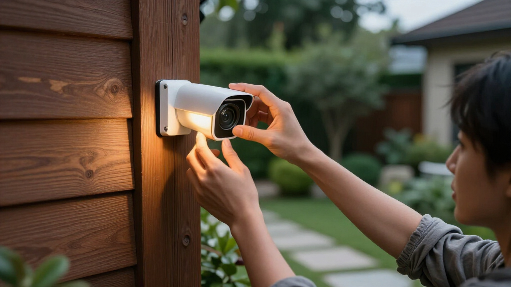 outdoor security floodlight camera