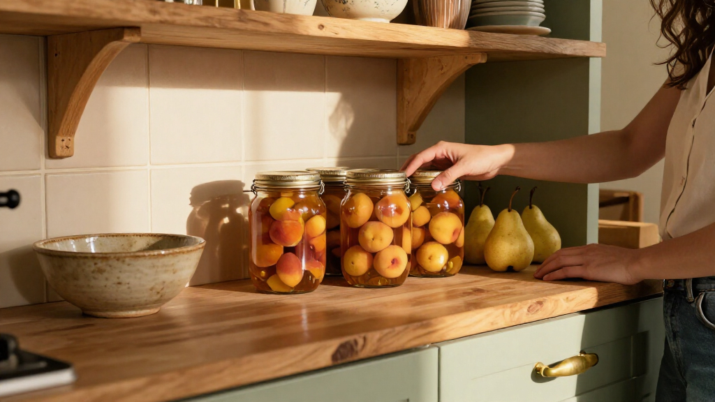 canned jarred fruits
