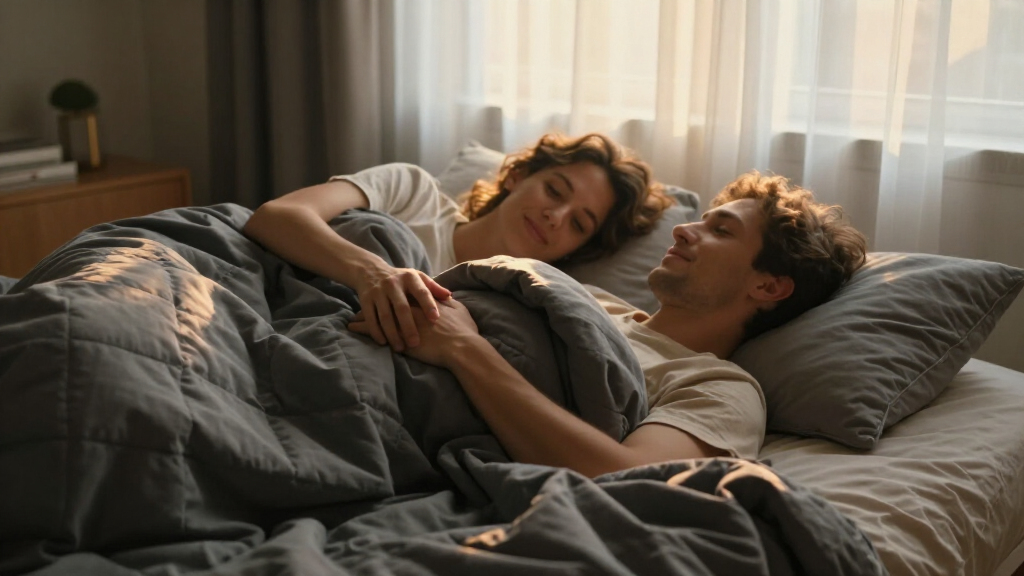 luxury weighted blankets for couples