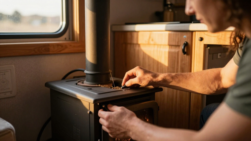 pellet stove for mobile home