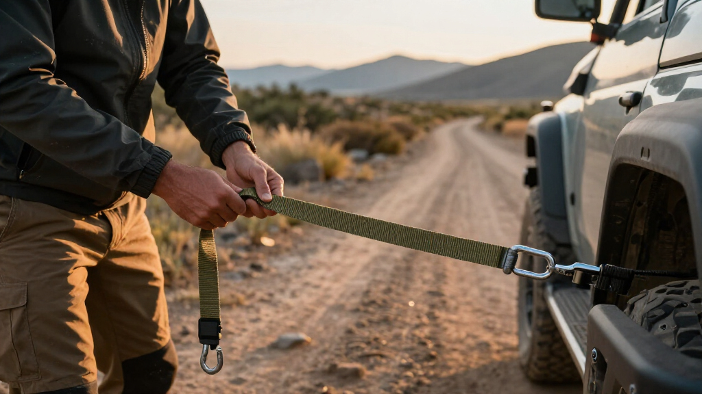 best heavy-duty tow strap kit for 4x4 vehicles on remote backcountry road trips