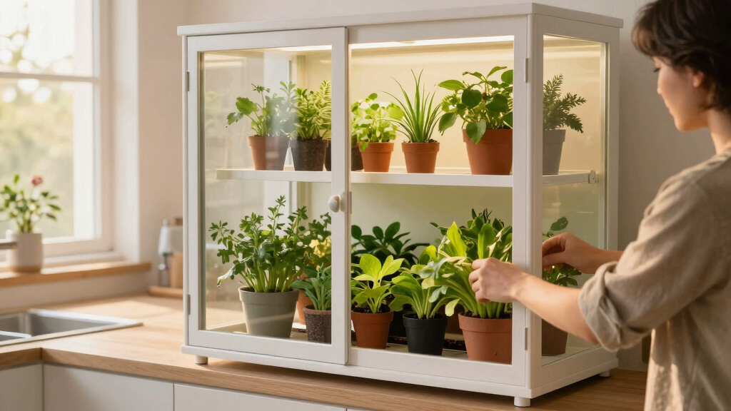 best smart indoor garden cabinet