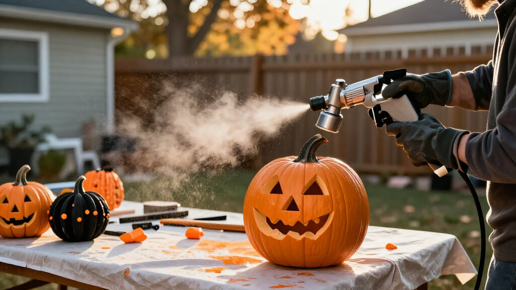 paint sprayers for Halloween decorations