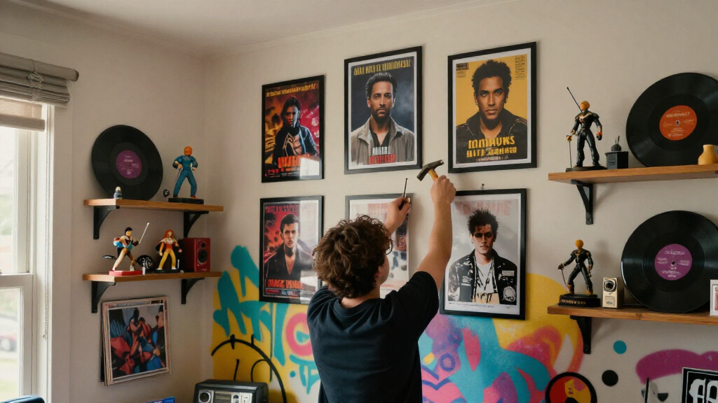 pop culture themed dorm room decor