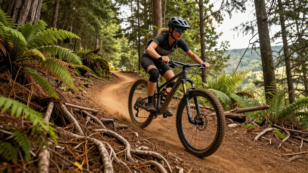 mountain bikes