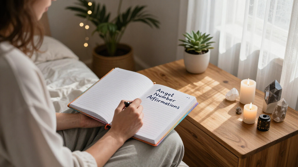 angelnumber affirmation journals