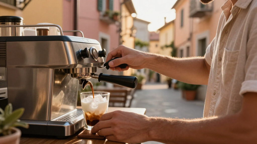 espresso machine for iced lattes