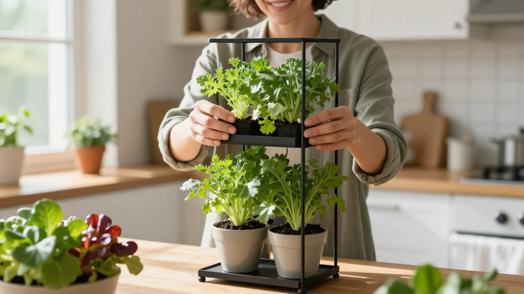 best indoor tower garden for herbs and greens