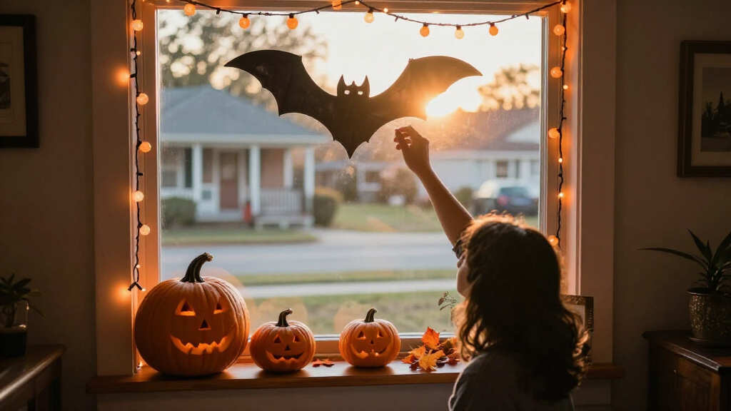 halloween window decorations