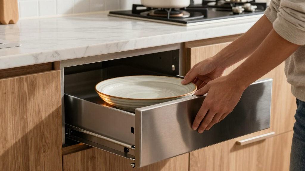 countertop warming drawer