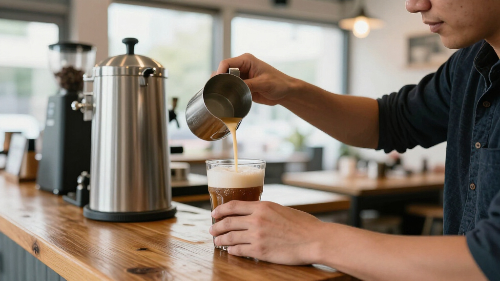 nitro cold brew coffee kegerator
