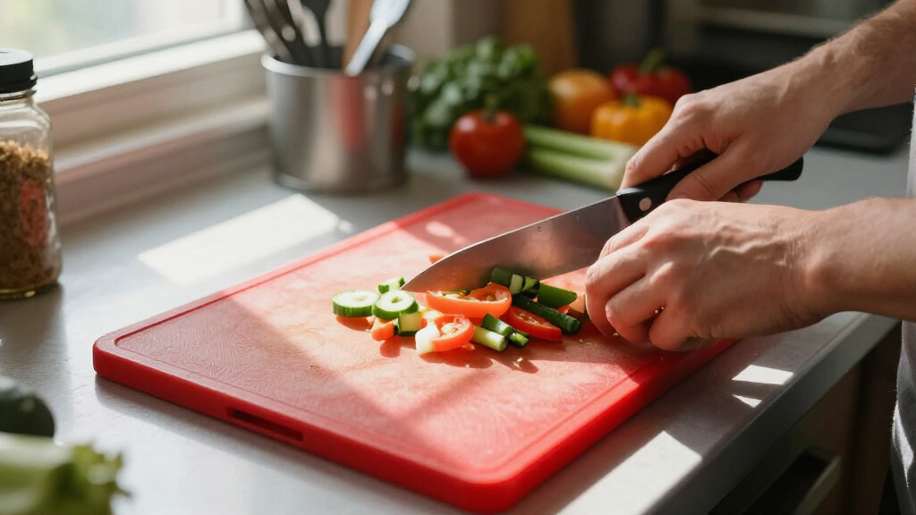 plastic cutting boards for knives